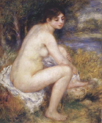 Pierre Renoir Female Nude in a Landscape Spain oil painting art
